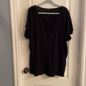Torrid slashed neckline tee